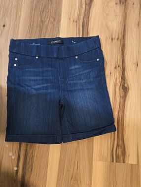 Liverpool Dark Blue Denim Women’s Shorts